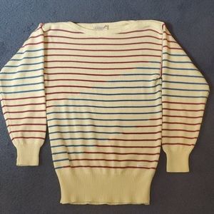 Vintage Gloria Vanderbilt boat neck sweater